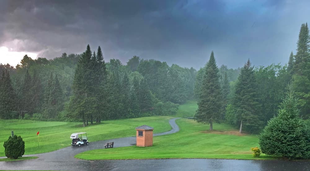 Using Your Golf Cart in the Rain